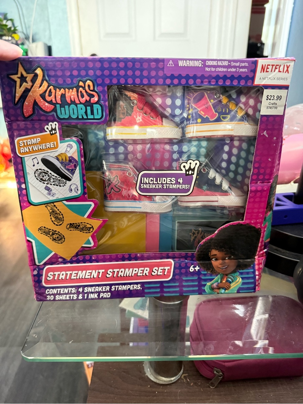 Karma’s World Statement Stamper Set - Colorful Sneaker Stamper Kit